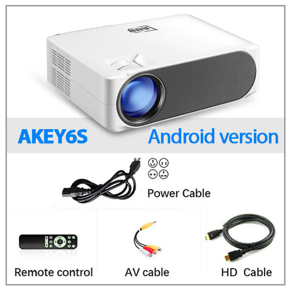 AUN 1080P Smart HD Projector with 4K Capability - 4K capable projector