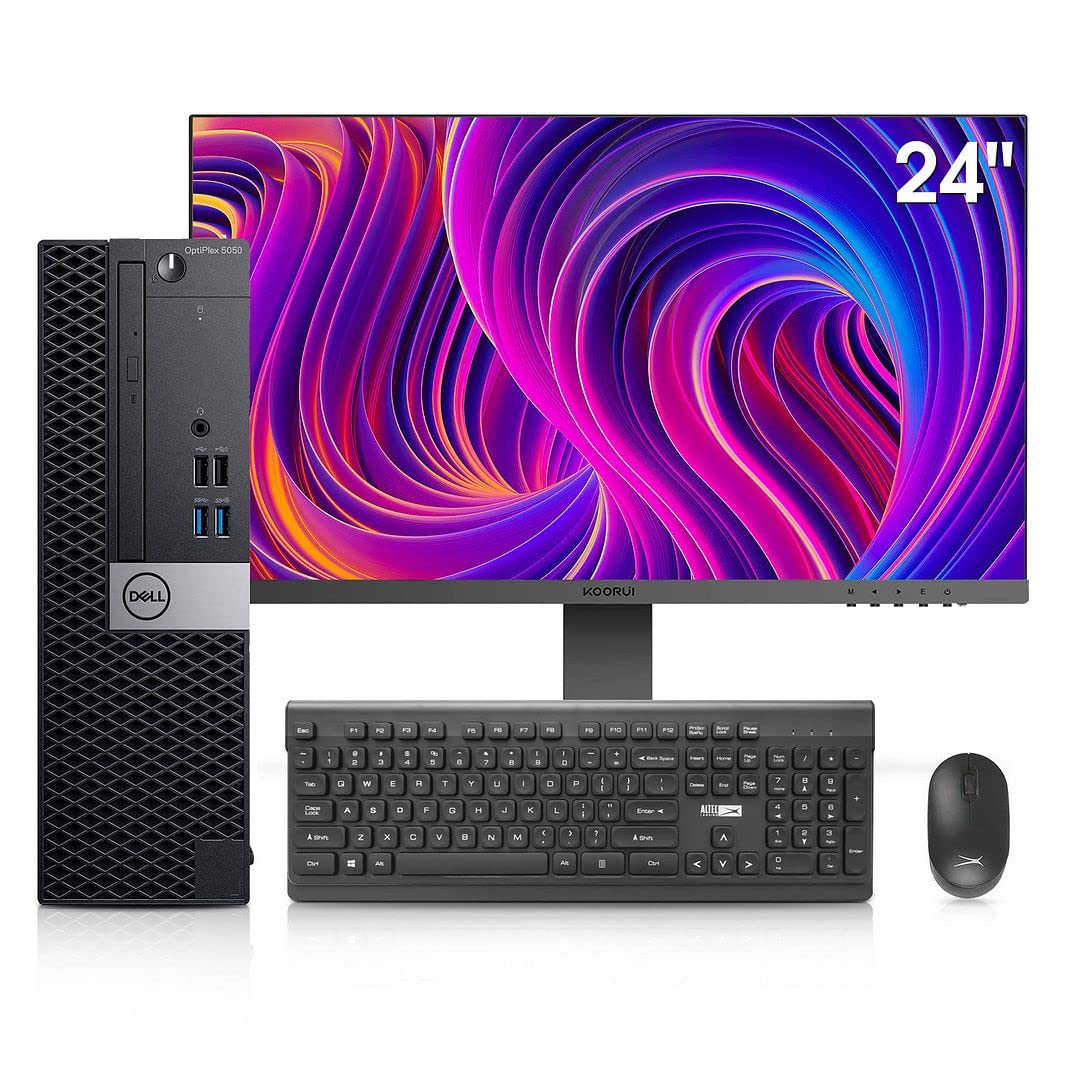 Dell OptiPlex 5050 w/ 24" Koorui Monitor - 32GB RAM 512GB SSD